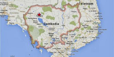 Peta kota siem reap, Kamboja