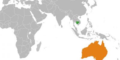 Kamboja peta dalam peta dunia