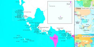 Peta Kamboja kepulauan