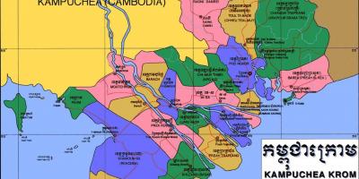 Peta dari kampuchea