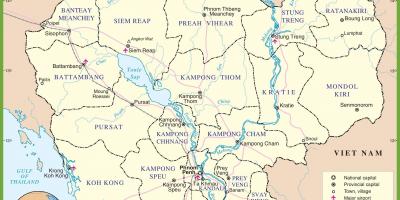 Peta Kamboja politik