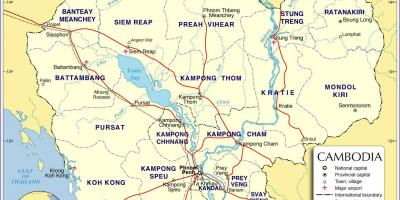 Peta jalan Kamboja